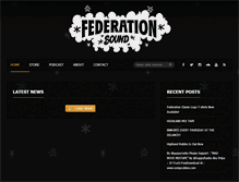 Tablet Screenshot of federationsound.com